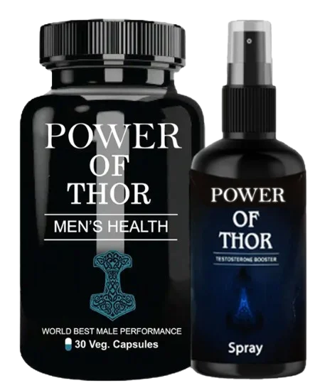 Power of Thor capsule and Power of Thor testosterone booster spray combo